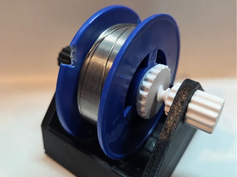 Solder wire holder