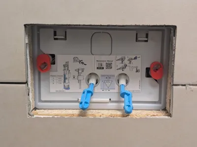 Geberit Delta to Sigma Push Plate Adapter