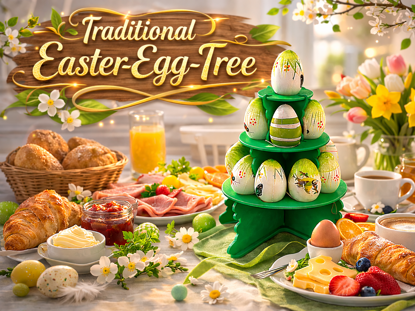 Traditional Easter-Egg-Tree