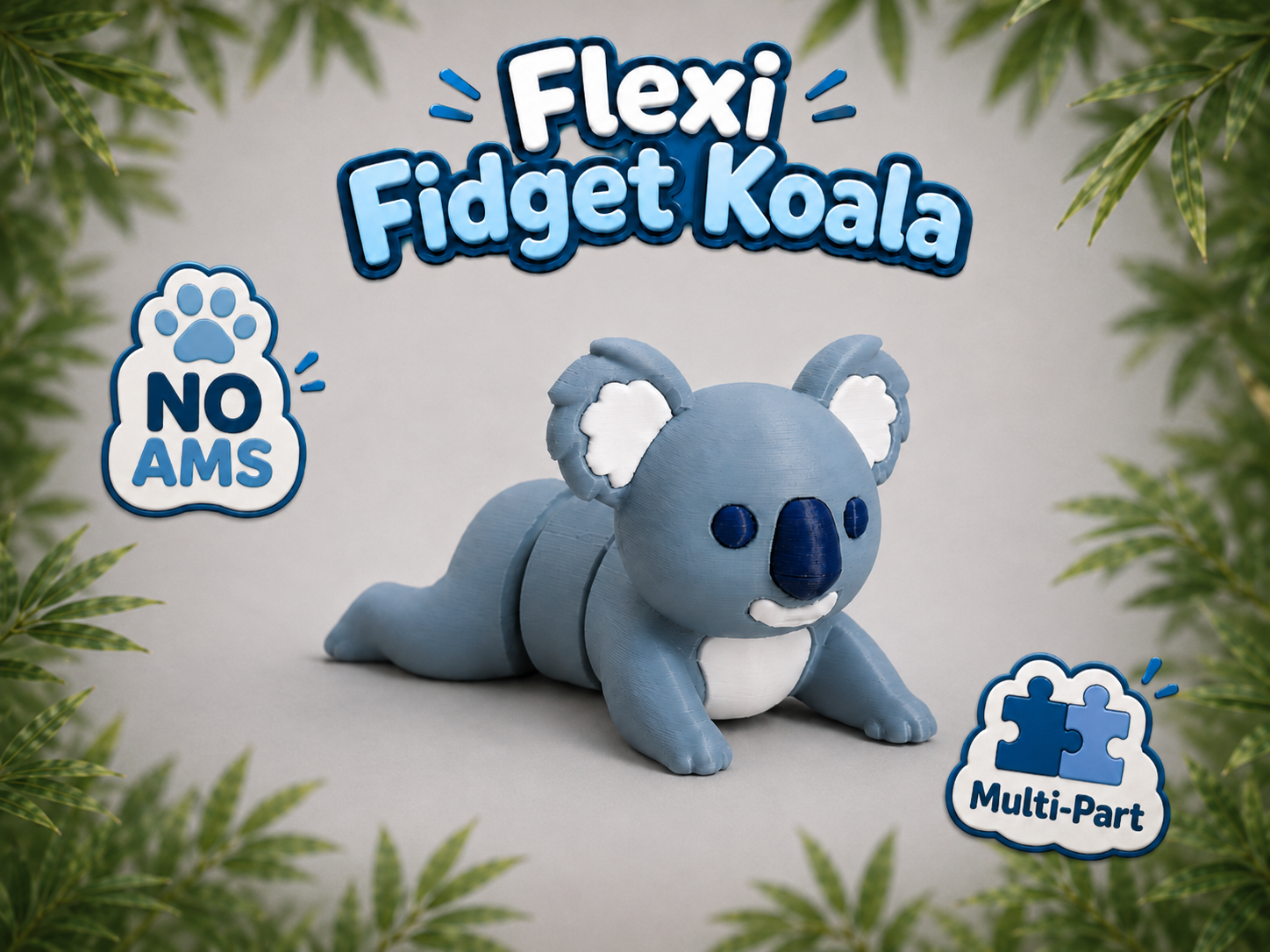 Flexi Fidget Koala [Multi-Part]