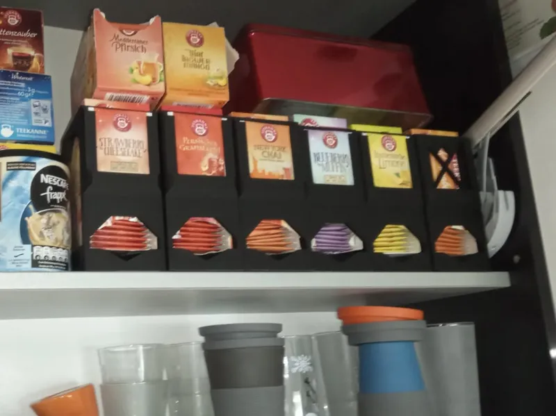 Tea Fixture - keep Tea neatly sorted!
