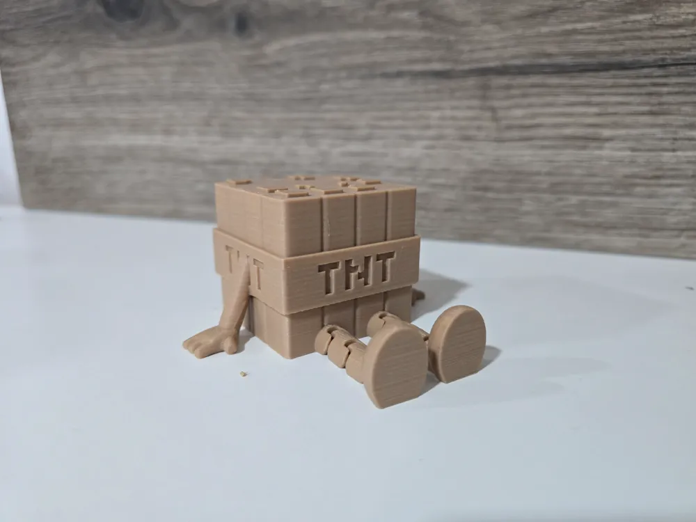 TNT Minecraft - Articulated legs by 3Devil MakerWorld: Download Free 3D ...