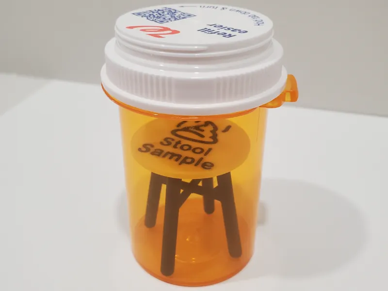 Stool Sample - Prescription Bottle Edition