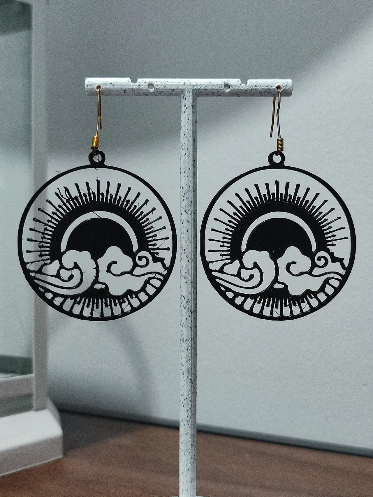 Aretes Amanecer Nipón view 3