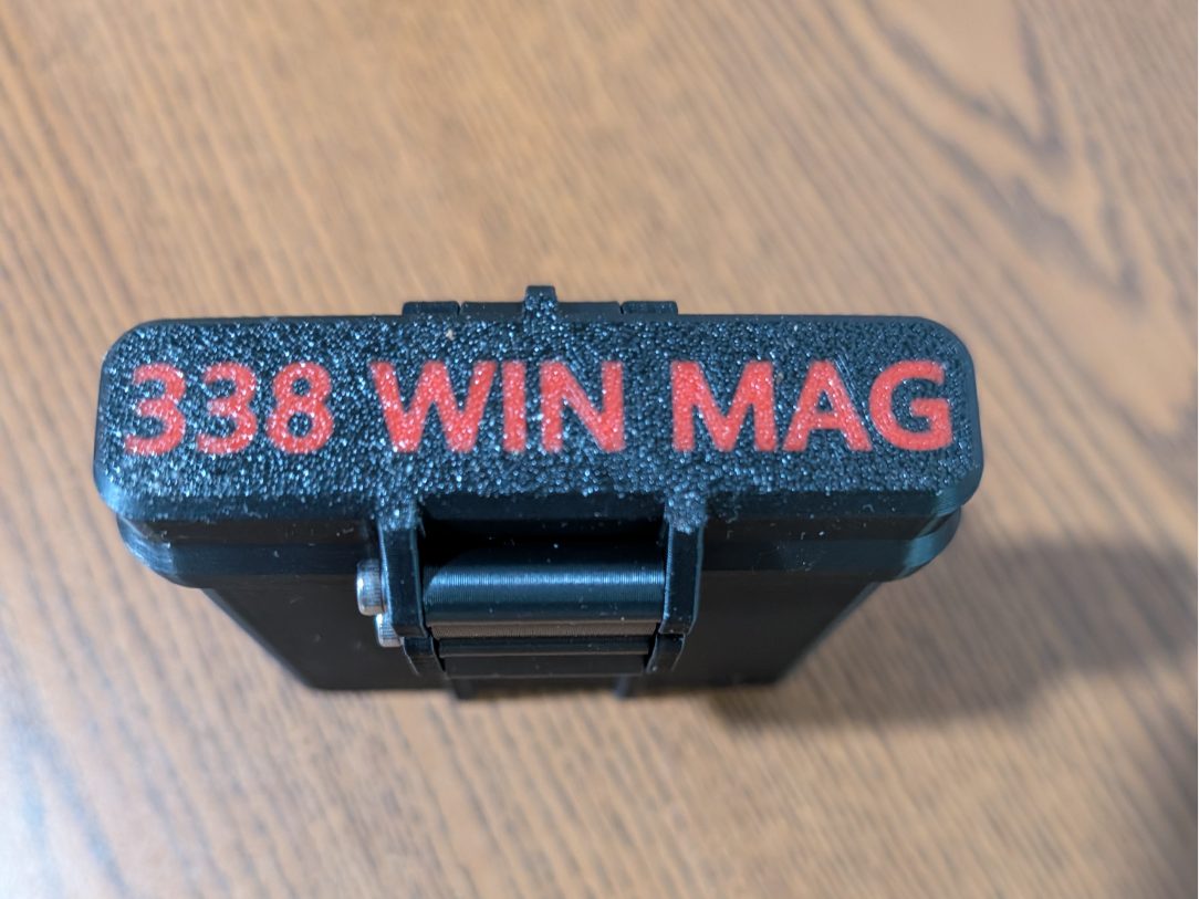 338 Winchester Magnum 5rnd Ammo Box