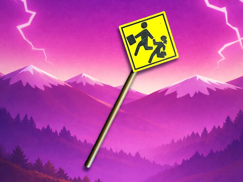 Run for the Bus! – Crossing Sign Scepter