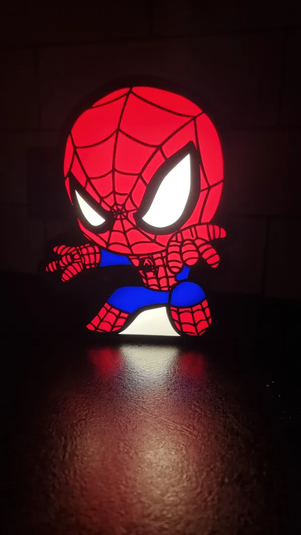 Boîte lumineuse Bébé Spider-Man