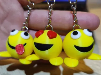 Emoji keychain