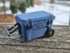 PLA cooler, wheels, latches, and handle
