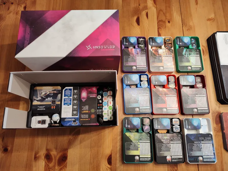 Unsettled Organizer - All Expansions in Core Box