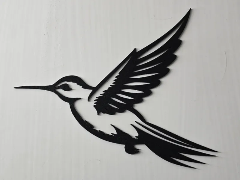 hummingbird wall art