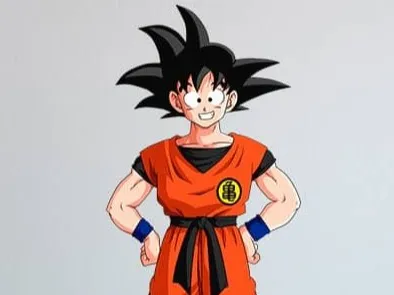 Son Goku Dragon Ball Single Color Anime