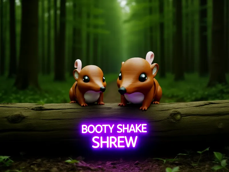 Shrew Articulated Flexi Fidget Toy 