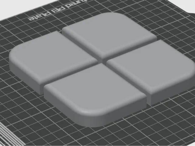 Skid Feet for Large Ikea Samla Tub
