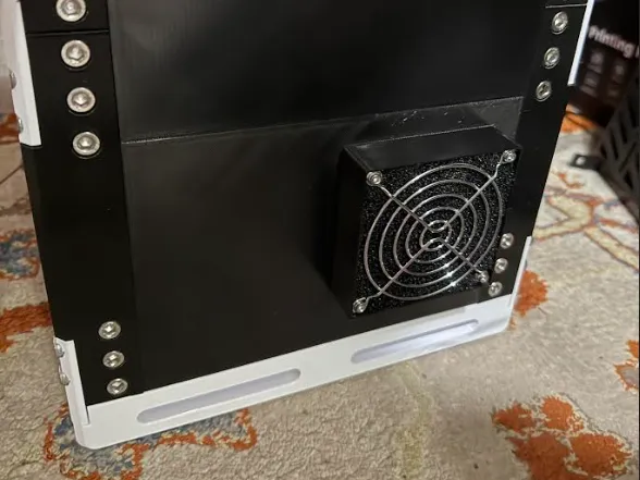 80MM fan and filter side panel - KWS rack