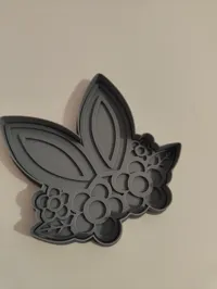Emporte-pièce oreilles de lapin et fleurs — photo 1