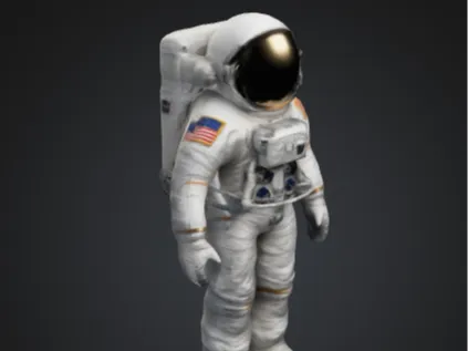 Petit astronaute pour fin de bobine