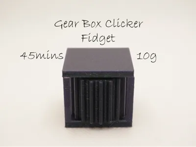 Gear Box Clicker Fidget