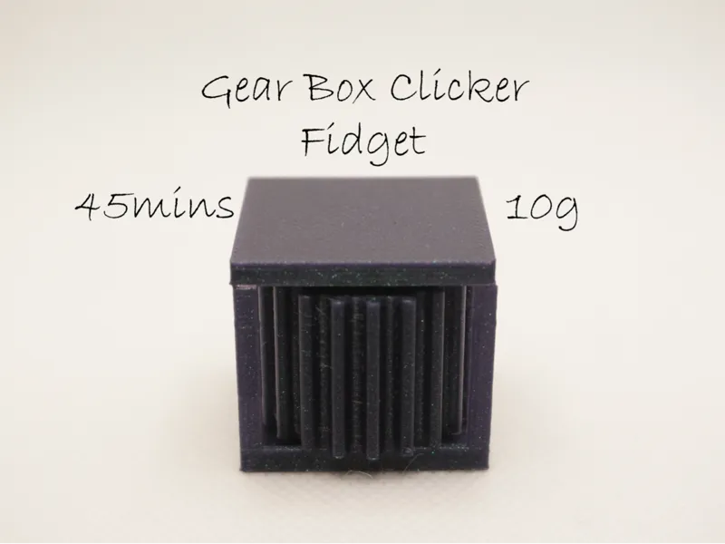 Gear Box Clicker Fidget