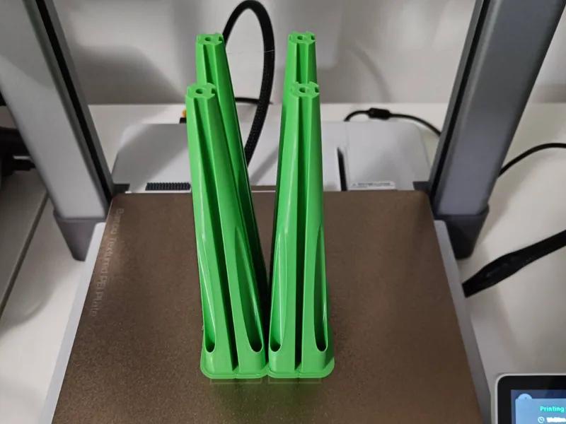 Protective wall supports for fiber laser