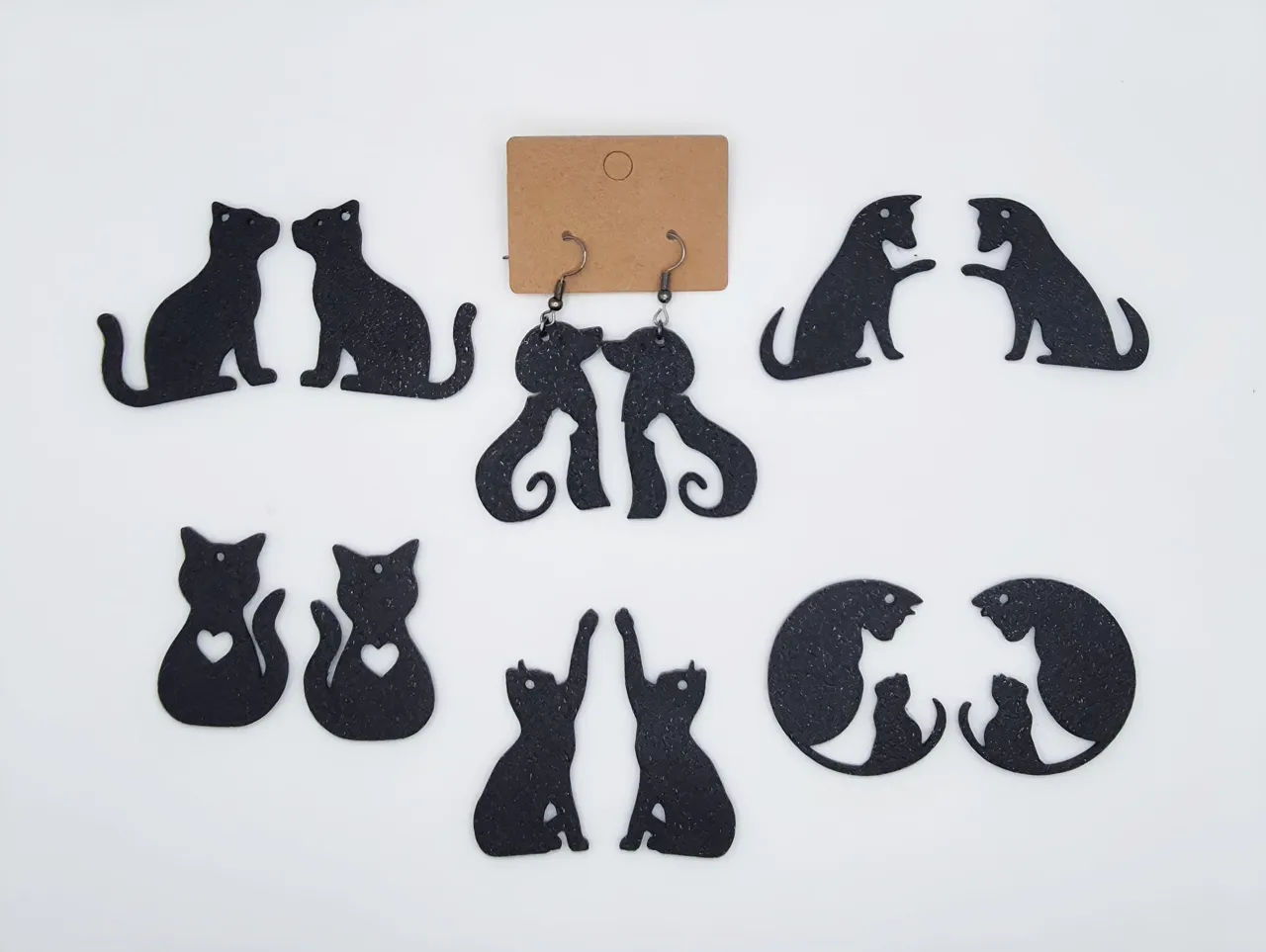 Earring Cat & Dog view 2