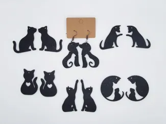 Earring Cat & Dog