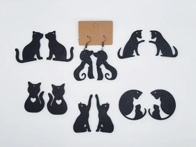 Earring Cat & Dog