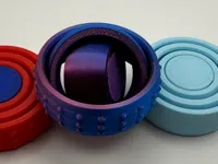 Gyroscope fidget à roulement central — photo 1