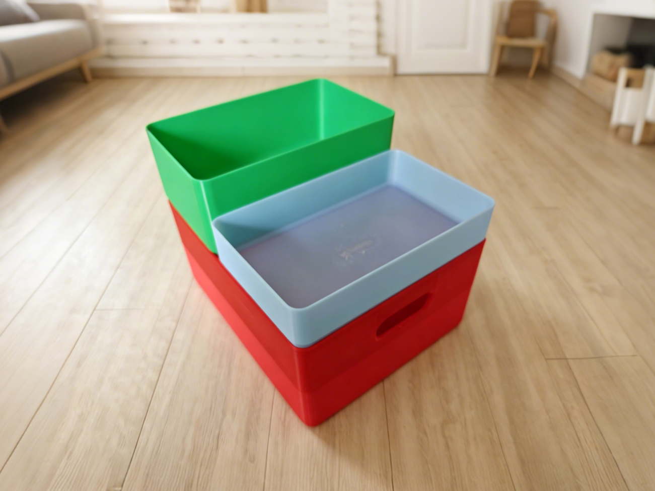 极简方形收纳箱带盖(Square storage box with lid)