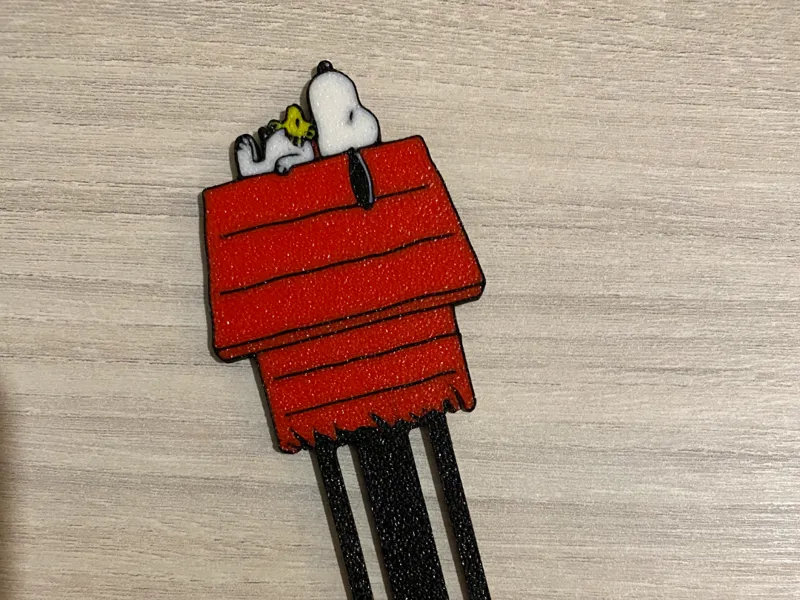Snoopy and Woodstock Bookmark