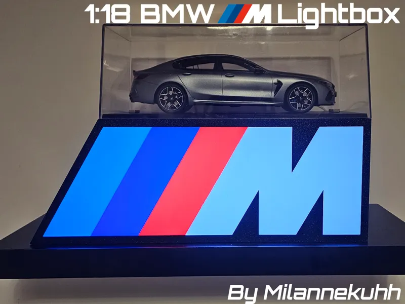 BMW ///M Lightbox for 1:18 Scale Models