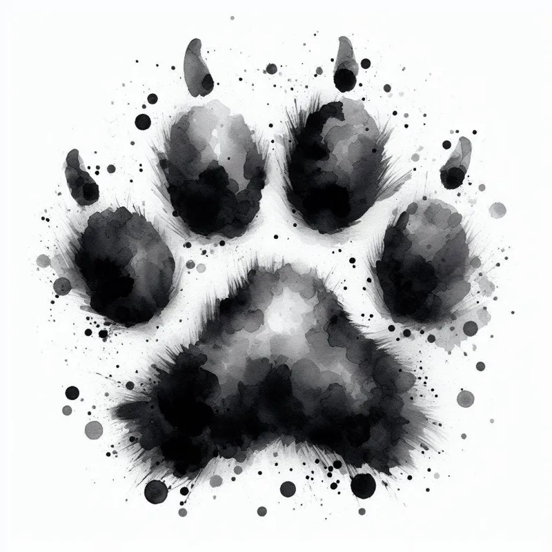 Cat paw Hueforge