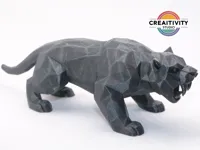 Tigre à dents de sabre low poly « Apex » — photo 2