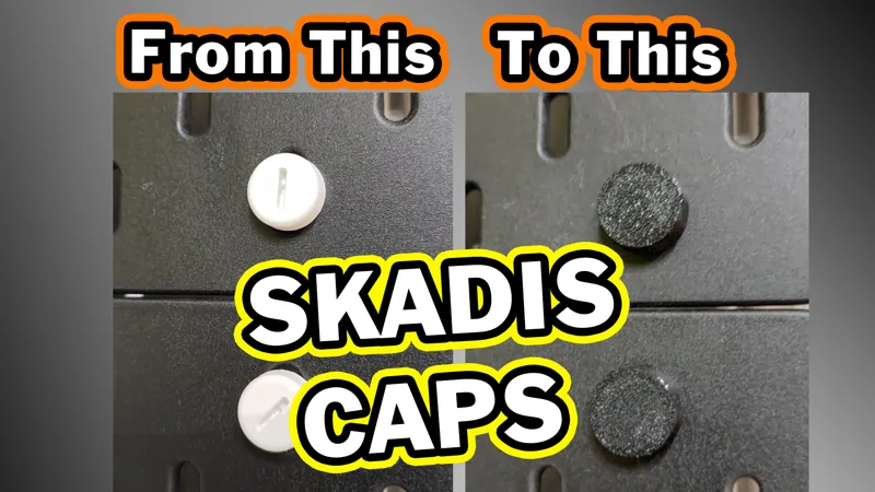 Skadis Caps for perfect aesthetic result - Tappi per Skadia Ikea per migliorare estetica