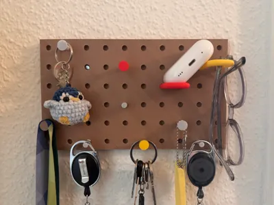 Modular Pegboard Key Holder System
