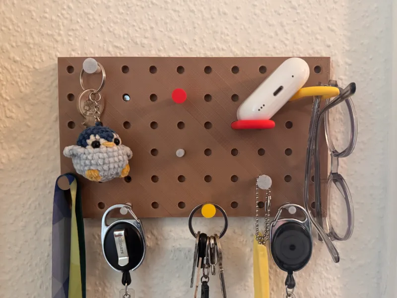 Modular Pegboard Key Holder System
