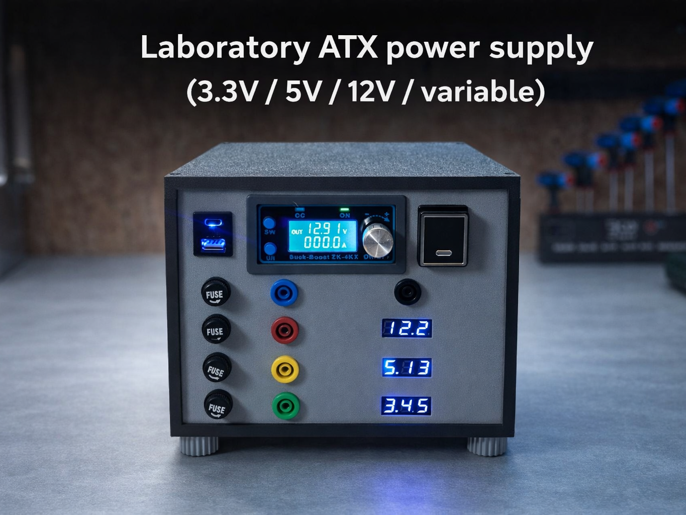 Laboratory / test bench ATX Power Supply 