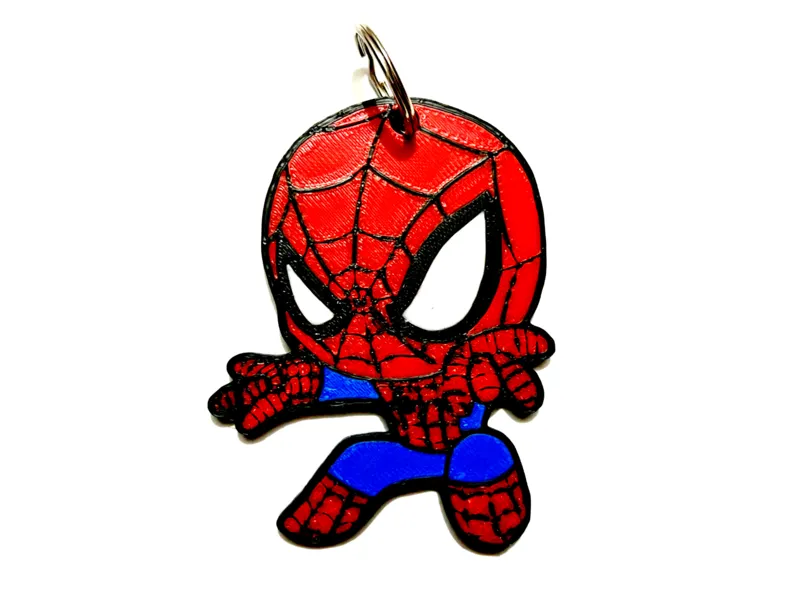 Spiderman Keychain Thicker and More Improved V2