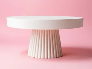 Cake Stand with Threaded Support