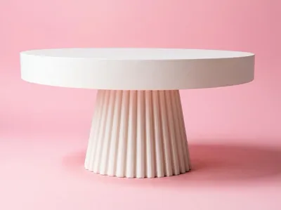 Cake Stand with Threaded Support