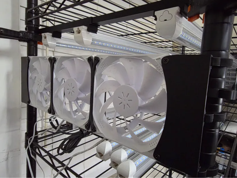Wire Rack 120mm Fan Mount Adjustable Height