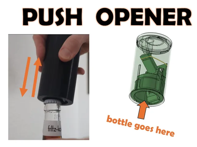 push opener (bottle opener)