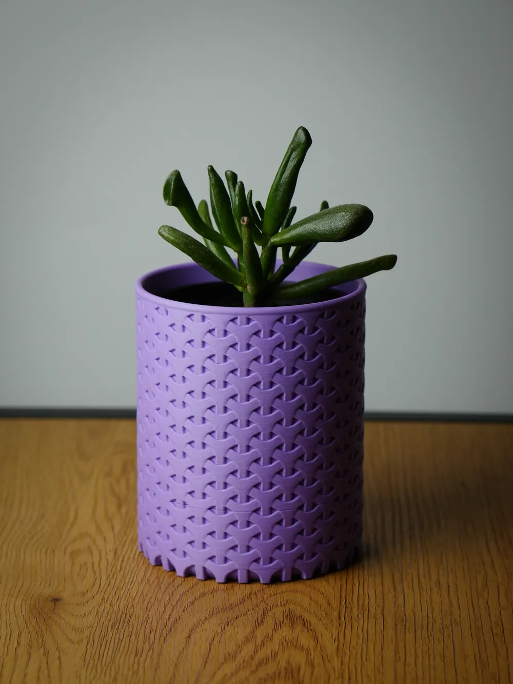 PLANTER WITH TWISTABLE DRIP TRAY - WEAVE - Free 3D Print Model - MakerWorld