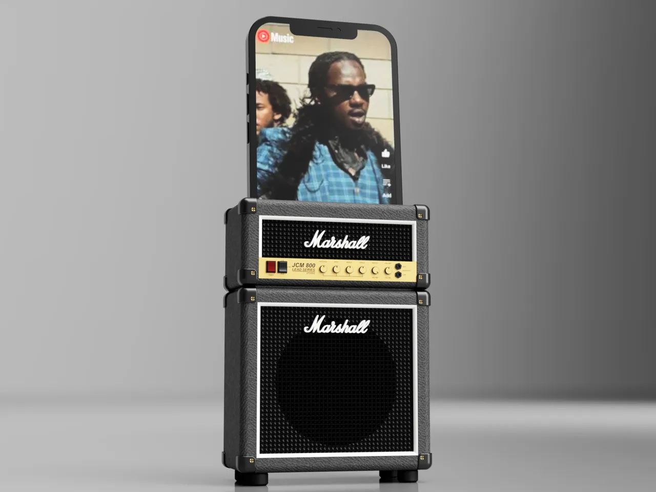 Marshall Mini Stack Smartphone Amplifier/Stand view 2
