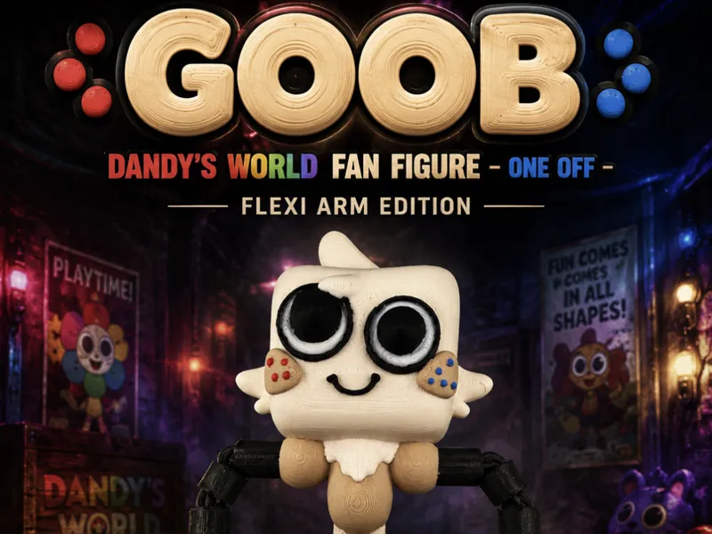 Goob – Dandy’s World Fan Figure Flexi Arm Edition