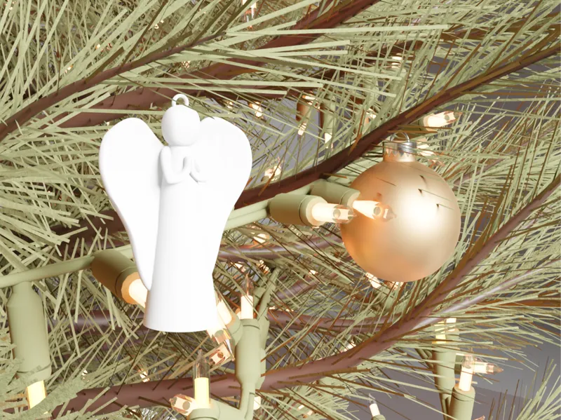 Angel tree ornament