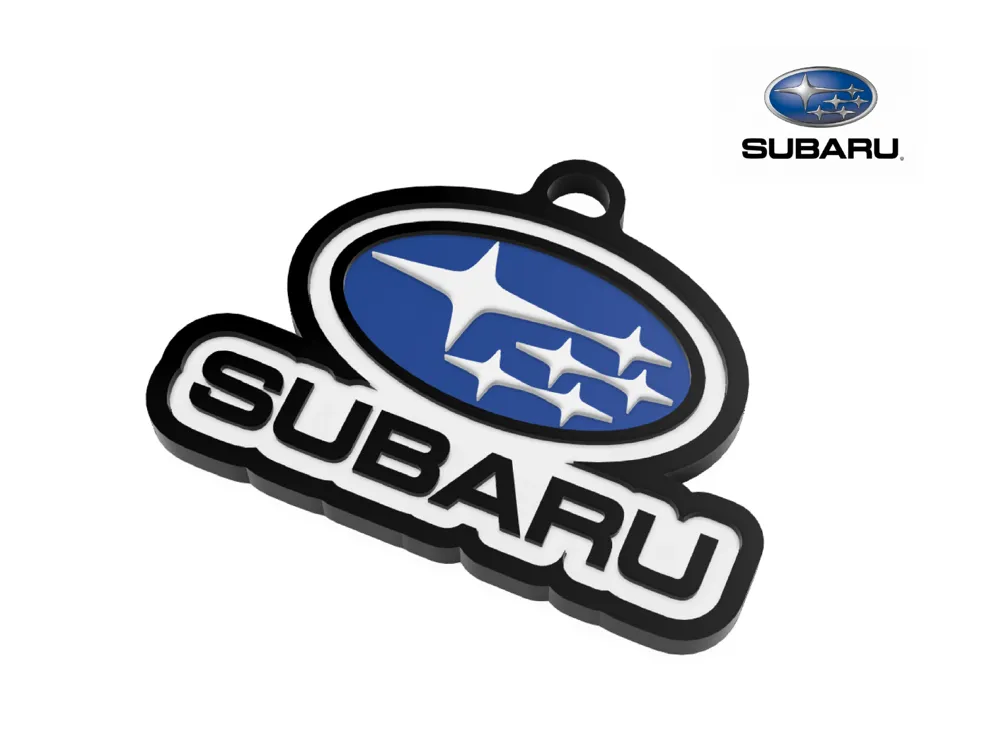 Subaru Rally Key Ring Subaru Keychain by Vismond - MakerWorld