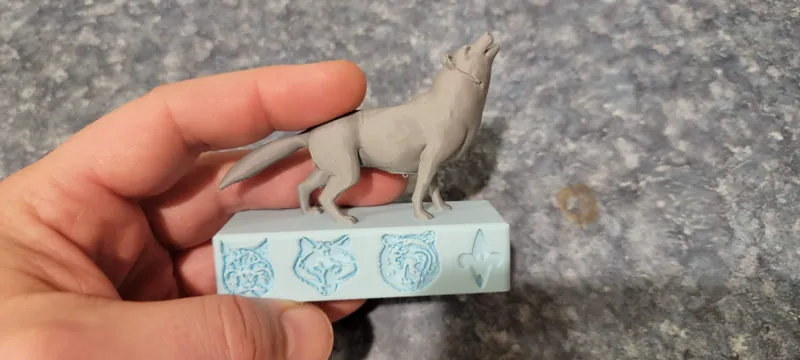 Cub Scout Statue Wolf rank