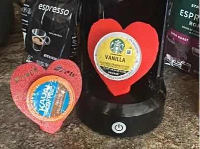 Single Heart K-cup holder