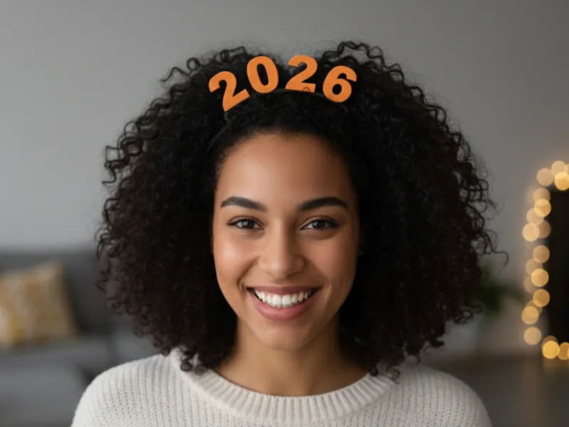2026 New Year Celebration Headband 